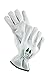 FirTree Brand Goatskin Utility Women and Mens Leather Gloves for Outside Yard, Gardening and Landscape Gloves. Size Chart pictured at Left.