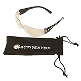 Active Kyds Safety Glasses for Kids Construction Costumes or Protective Eyewear with Microfiber Pouch