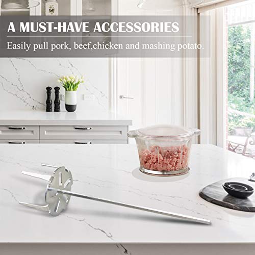 KAMaster Pork Puller Drill Attachment 304 Stainless Steel Meat Shredder