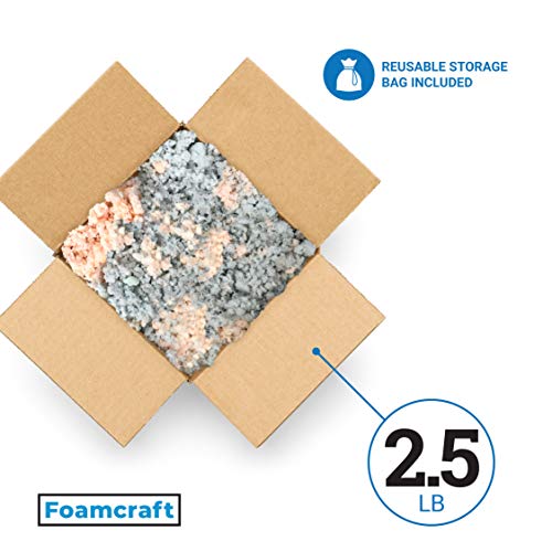 Foamcraft Shredded Memory Foam Fill Replacement for Bean Bags, Chairs