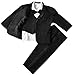 Black n Bianco Boys Infant and Toddlers Black Tuxedo Size 2T