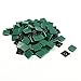 uxcell 13mm x 13mm Plastic Cable Wire Tie Self Adhesive Base Black 100 Pieces