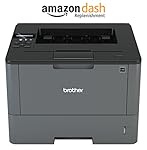Brother HLL5100DN Business Laser Printer with Networking and Duplex, Amazon Dash Replenishment Enabled