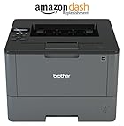 Brother HLL5100DN Business Laser Printer with Networking and Duplex, Amazon Dash Replenishment Enabled
