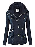 Made By Johnny MBJ WJC643 Womens Pop of Color Parka