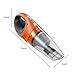 Car Vacuum Cleaner High Power LIBERRWAY RETECK DC 12v 3.6Kpa Portable Handheld Car Vacuum Wet Dry Lightweight Auto Vacuum Cleaner Tools with Cigarette Lighter Plug, 14ft Power Cord - 105 Orange