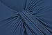 Zeagoo Women's Comfy Casual Twist Knot Tunics Tops Blouses Office Work Blouse Blue