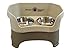 Neater Feeder Deluxe Mess Proof Dog Bowls Elevated for Large Breed – Made in USA – No Spill Raised Dog Food Bowl Stand – Stainless Steel Food and Water Bowl Set, Pet Dish Feeding Station, Cappuccino