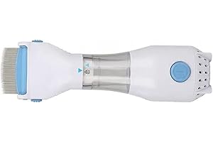 Electric Lice Removal Device, Stainless Steel Electric Head Lice Comb, Lice Vacuum Combs, Electric Head Lice Comb, Lice Treat