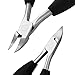 Toenail Nipper for Thick or Ingrown Nails, Stainless Steel Precision Non-slip Handle & Professional Toenail Nippers Trimmer (Large)