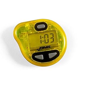 FINIS Geavanceerde akoestische metronoom voor het zwemmen tempo trainer Pro, geel, één maat