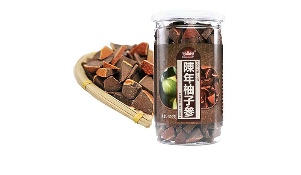 零食中药材柚子人参youzishe中国食品台湾特产化州橘红陈皮柚参止咳化痰清凉爽口冠品园陈年八仙果柚子参 Grocery Gourmet Food Amazon Com