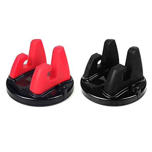 GUSENG Car Phone Holder Stands Rotatable Support Anti Slip Mobile 360 Degree Mount Dashboard GPS Navigation Universal Auto Accessories (Black)