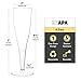 48 Premium Plastic Champagne Flutes - Bulk One Piece Champagne Glasses for Wedding, Party, Toasting, Mimosa or Cocktails