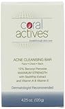 CoralActives Acne Cleansing Bar - Fights Body Acne, 120  grams
