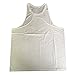 GZXISI Mens Skull Print Stringer Bodybuilding Gym Tank Tops Workout Fitness Vest (White, Medium)