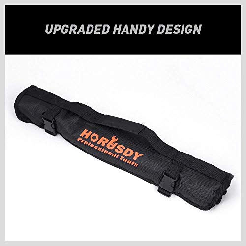 HORUSDY 7-Piece Extra Long Double Box End Wrench Set, CR-V, Less Effort Aviation Wrench Metric 10mm - 24mm