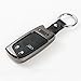 Zinc Alloy Remote Smart Key Fob Shell Cover Case Skin Protection Hull for Jeep Renegade (Black)