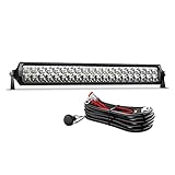 LED Light Bar 20 inch, 4WDKING Screwless Design