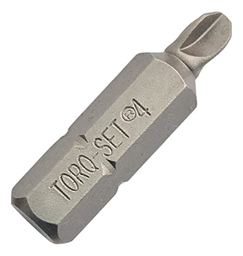 PRECISE FIT 1/4 Hex 1 inch Short (Size 4) Fastener Drive Insert Bits That Fit TORQ SET Screws HI TORQUE Impact Power Tool Accessory Aviation Aerospace Airplane Maintenance Small Screwdriver Torq Bit