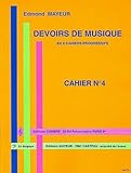 Image de Devoirs de musique cahier 4