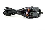 Morimoto 9005 HB3 HD Heavy Duty Relay Harness Dual 40A Weatherpack 4-Pin Relays 14 AWG Wiring Plug and Play HID LED Compatible