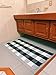 Cotton Buffalo Plaid Rugs Black and White Checkered Rug Welcome Door Mat (23.6