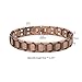 Healing Magnetic Copper Bracelet for Men Arthritis and Carpal Tunnel Double Energy Copped Bracelet Better for Blood Circulation 8.5
