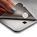 Skinomi Silver Carbon Fiber Full Body Skin Compatible with ZTE Axon M (Full Coverage) TechSkin with Anti-Bubble Clear Film Screen Protector