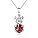 GAEA H - Asian Style Series Sweet Elegant Flower Crystal Pendant Necklace Crystals from Swarovski GHJN037