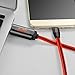 High Speed USB Charging Cable for Android. Compact 4 Ft, Overcharge Protection, Programmable Timer Protects Battery & Extends Life. 2 Designs for Samsung, HTC, Motorola, Nokia, Kindle & - (micro plug)