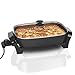 Hamilton Beach 38528R Deep Dish Durathon Ceramic Skillet, 040094936342, Copper