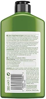 John Frieda Repair & Detox Conditioner Avocado Oil Green Tea Damaged Hair 2x view 2
