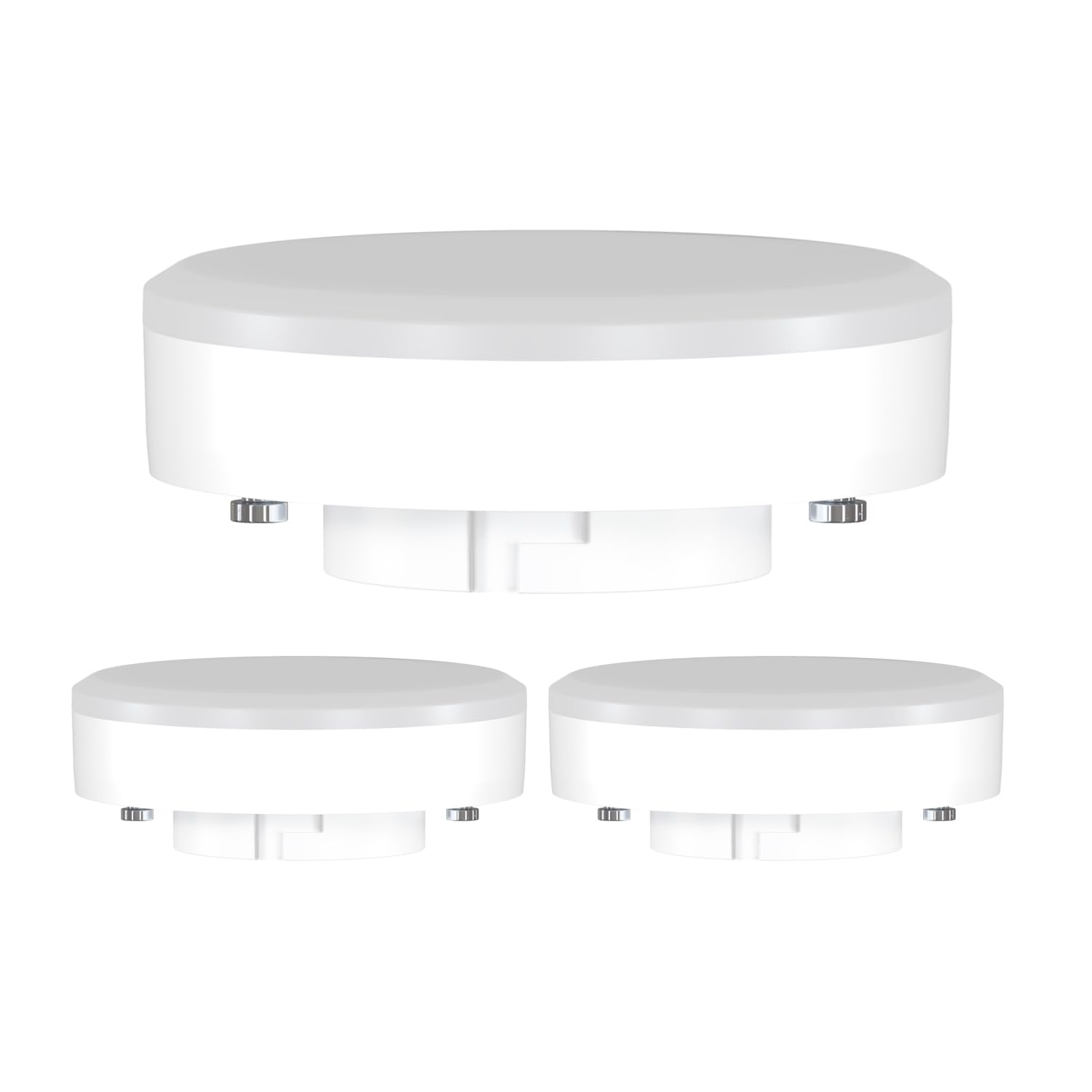 ledscom.de 3 Pieces GX53 LED Bulb, Warm White (2700 K), 10.6 W, 1038lm, 115°, matt — image 1