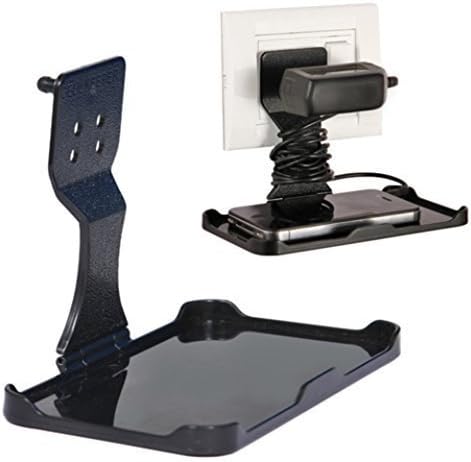 YuMart Plastic Foldable Mobile Charging Stand for Home and Travel (Black, MG3)