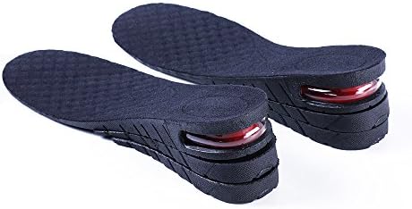 SINKOS 3-Layer Air up Height Increase Shoes Insole Lift Kit,2.5 Inches Inserts for Men and Women