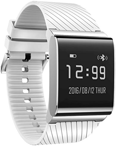 Large Touch Screen Smart Bracelet X9 Plus Upgrade Heart Rate Monitor Blood Pressure And Oxygen Monitoring Intelligent With Bluetooth Activity Detector ( Color : White )