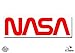 NASA Logo Classic Red - 3
