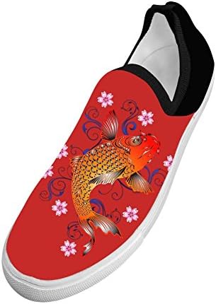 New Summer Flywire Knitting Sneakers 3D Make Custom With Koi Fish For Men