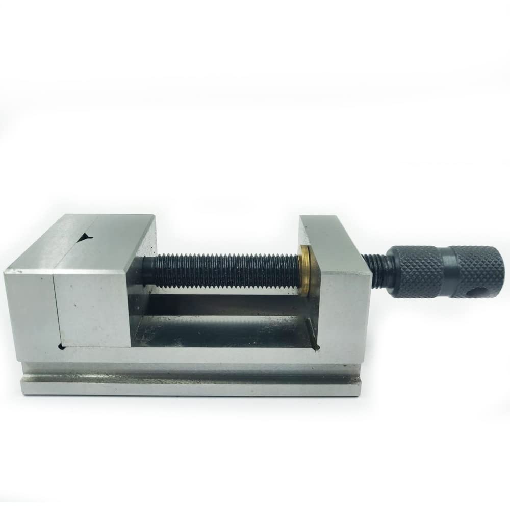 Praztech 2-3/8" 60mm Toolmakers Grinding Vise Precision Vice for Work Holding Industrial Tools