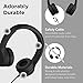 LilGadgets Connect+ Foldable Kids Headphones for School - On-Ear Wired Headphones with Mic - Volume Limited, Noise Reduction & SoftTouch Padding - SharePort Technology for Multiple Kids - Black