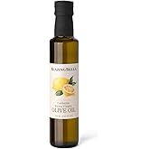 Blazing Bella Lemon Infused Extra Virgin Olive Oil – Bright Meyer Lemon Flavor, Cold Pressed California Olive Oil, Perfect for Salads, Seafood, and Finishing – 8.45 fl oz (250ml)