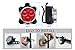 HAKAN LED USB Rechargeable Bicycle Bright Light Set | 4 Light Modes | IPX4 Water Resistant ● Mountain Bike Universal FIT with Clip & Mount Strap ● 1 White & 1 Red Lights, 2 Bands, 2 USB Plugs