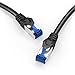 KabelDirekt Network Cable – Transmits Maximum Fiber-Optic Internet Speed – Network, Ethernet & LAN Cable – 3ft – Available in 1-100ft – for Gigabit Networks, Router/Modem, RJ45 (Black/Silver)