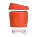 JOCO Glass Reusable 12oz Coffee Cup (Orange)