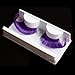 AnHua® New Sexy Fun Ladies Styles Handmade Reusable Long Thick Fancy Party Feather False Eyelashes Makeup Eye Lashes (Purple)