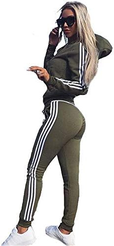 特価 レディースジャージ上下セット ヨガスポーツウェアを実行している女性の長袖フード付きストレッチフィットネス 色 S サイズ Color Photo