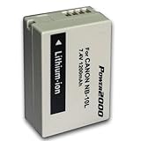 Power2000 1200Mah Lithium Battery Replacement For Canon NB-10L Battery (For Canon G15, G16, SX40 HS, SX50 HS, and SX60 HS Digital Cameras)