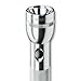 Maglite Heavy-Duty Incandescent 2-Cell D Flashlight, Silver