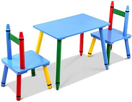 childrens wooden table and chairs amazon